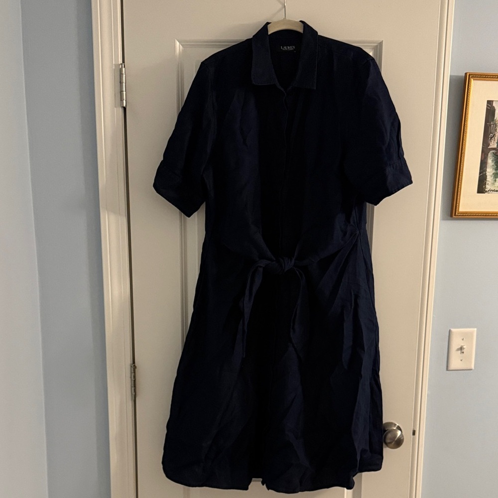 Ralph Lauren Dark Blue Midi Dress
